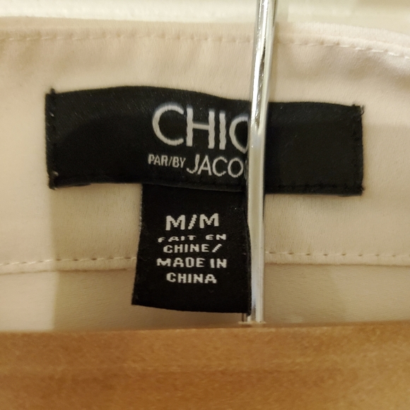 Beautiful Cream Sheer Blouse - Picture 5 of 7